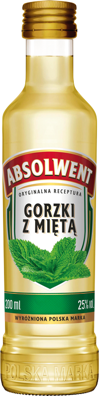 Absolwent 200 ml gorzka z miętą