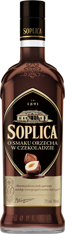 Soplica 500 ml o smaku orzecha w czekoladzie