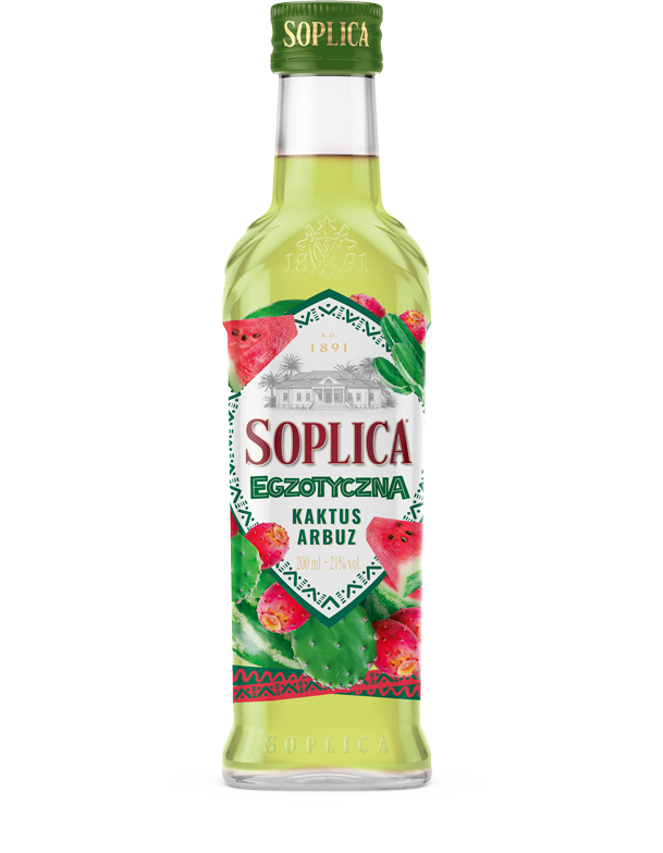 SOPLICA 200 ml Egzotyczna Kaktus Arbuz