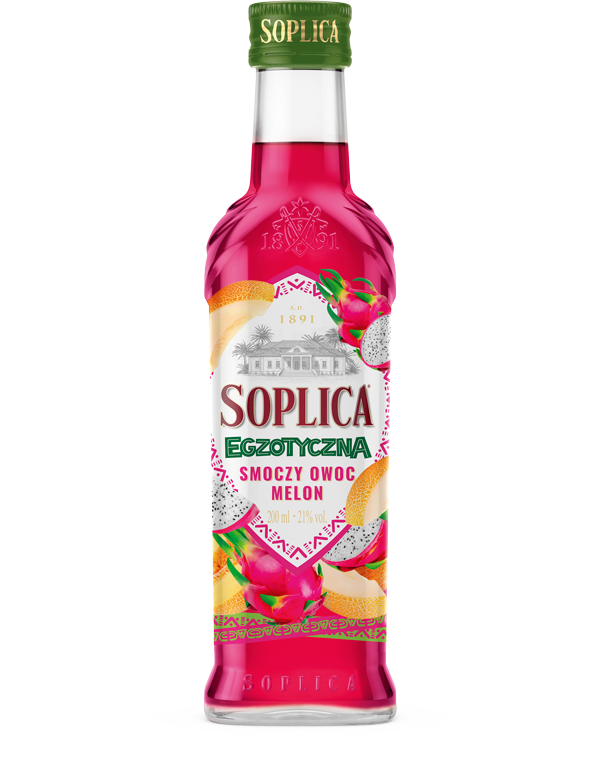 SOPLICA 200 ml Egzotyczna Smoczy Owoc Melon