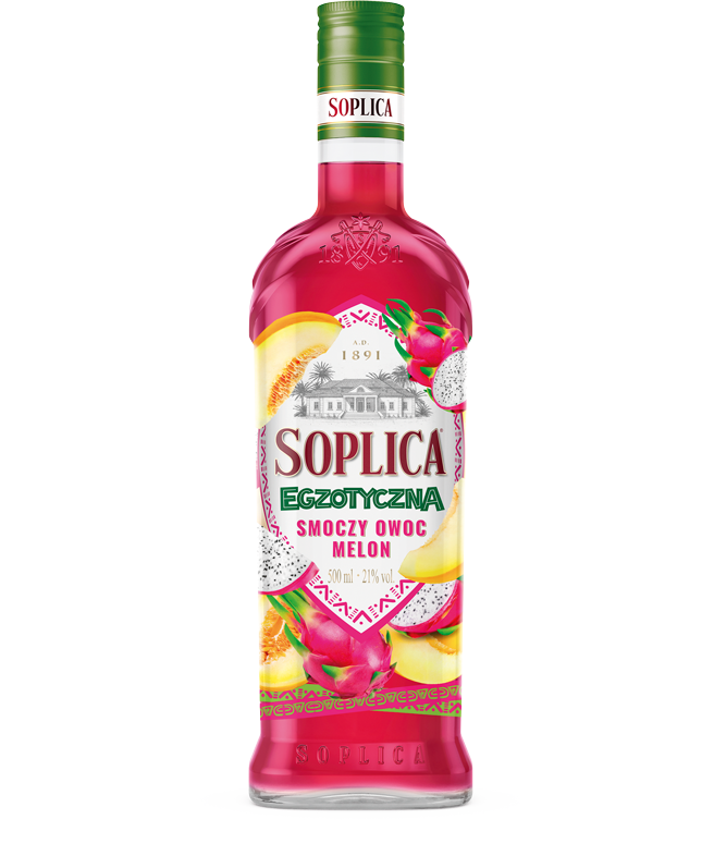 SOPLICA 500 ml Egzotyczna Smoczy Owoc Melon