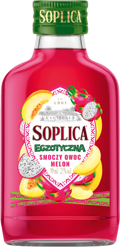 SOPLICA 90 ml Egzotyczna Smoczy Owoc Melon