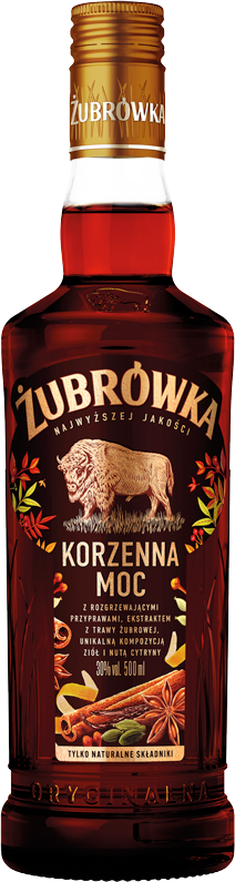 Żubrówka 500 ml Żubrówka Korzenna Moc