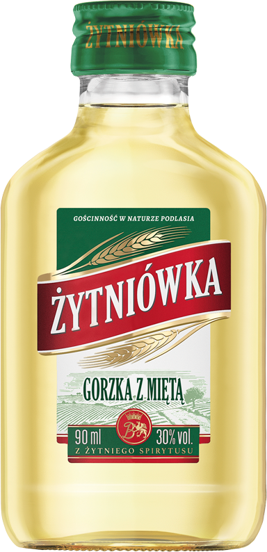 Żytniówka 90 ml gorzka z miętą